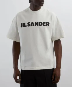 Jil Sander Tops^Oversized Logo T-Shirt