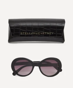 Stella McCartney Sunglasses & Glasses^Oversized Round Acetate Sunglasses