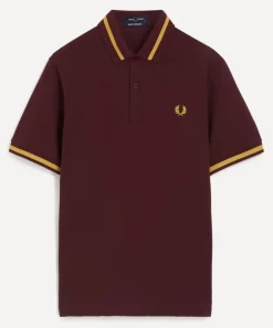 Fred Perry Tops^Oxblood M12 Twin Tipped Polo Shirt