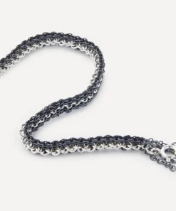 Stephanie Schneider Bracelets|Bracelets^Oxidised Silver 3 Strand Chain Bracelet