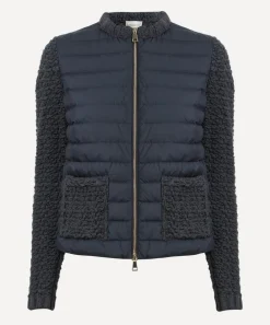 Moncler Knitwear^Padded Knitted Cardigan