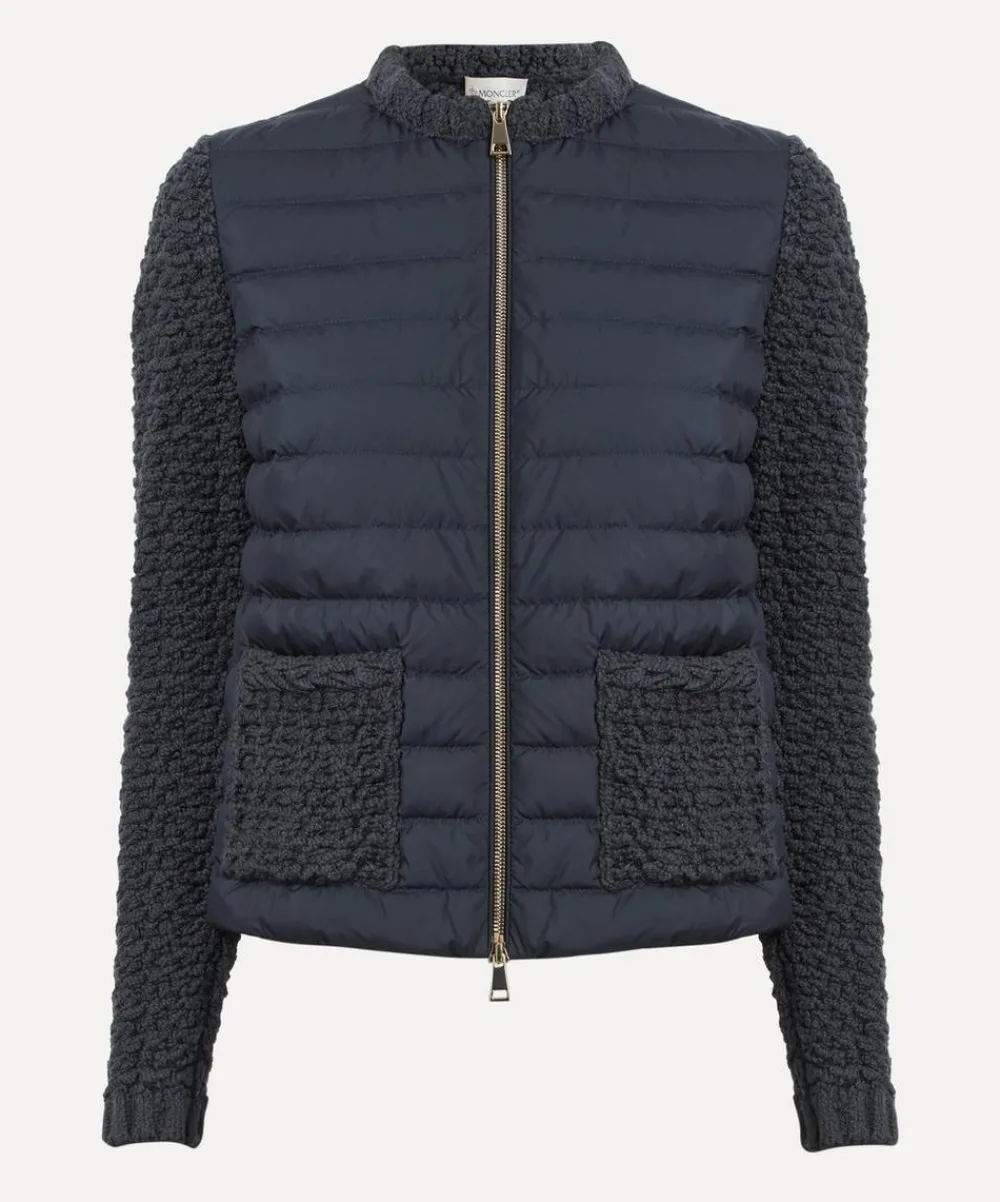 Moncler Knitwear^Padded Knitted Cardigan