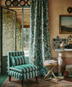 Liberty Interiors Furnishing Fabrics^Painted Elements in Vesuvio