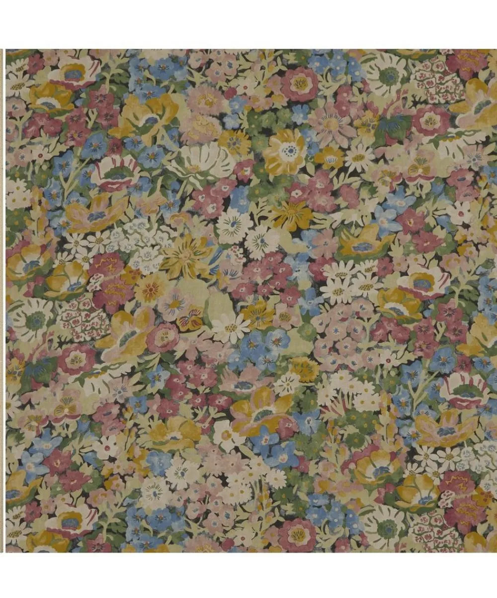 Liberty Interiors Furnishing Fabrics|Furnishing Fabrics^Painted Thorpe Linen in Lacquer
