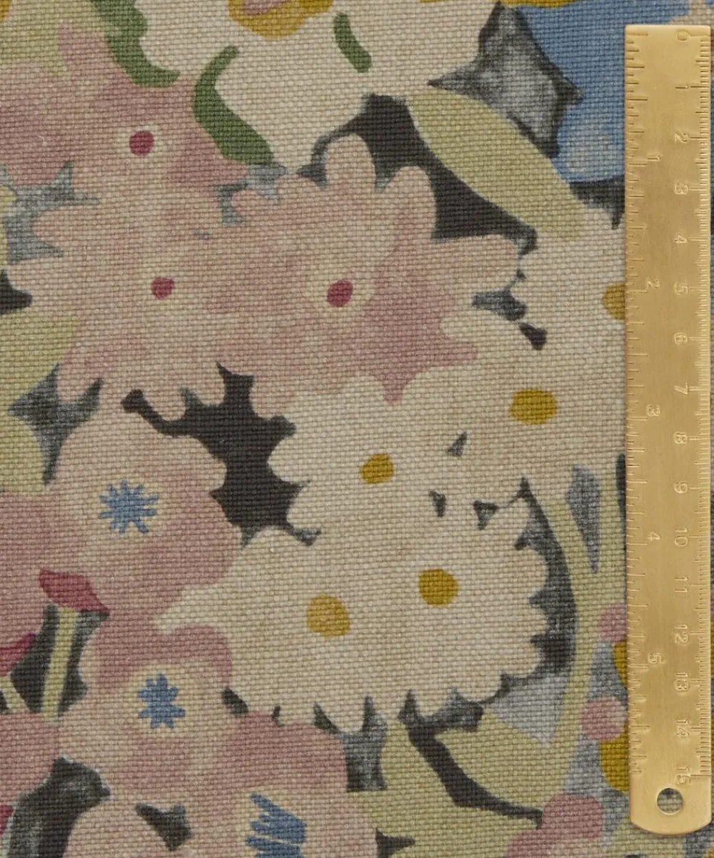 Liberty Interiors Furnishing Fabrics|Furnishing Fabrics^Painted Thorpe Linen in Lacquer
