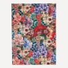 Liberty Stationery And Games^Painted Travels Print Cotton A5 Lined Notebook
