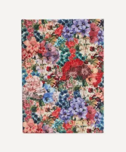 Liberty Stationery And Games^Painted Travels Print Cotton A5 Lined Notebook