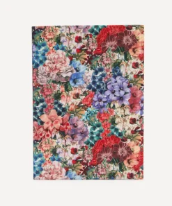 Liberty Stationery And Games^Painted Travels Print Cotton A5 Lined Notebook