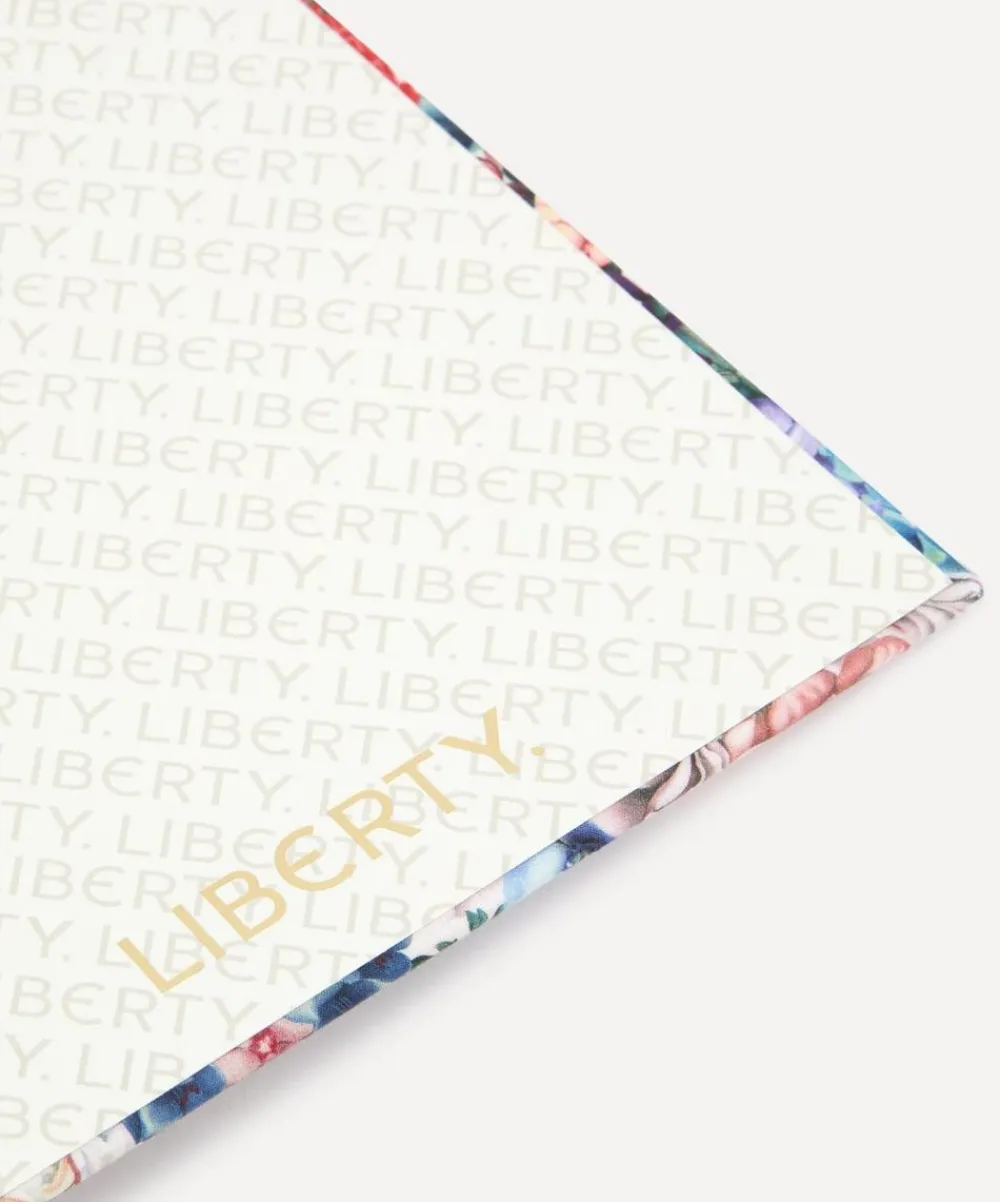 Liberty Stationery And Games^Painted Travels Print Cotton A5 Lined Notebook