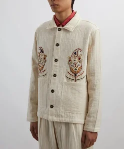 Kartik Research Coats & Jackets^Paisley Embroidered Cropped Jacket