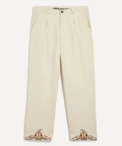 Kartik Research Trousers^Paisley Embroidered Trousers