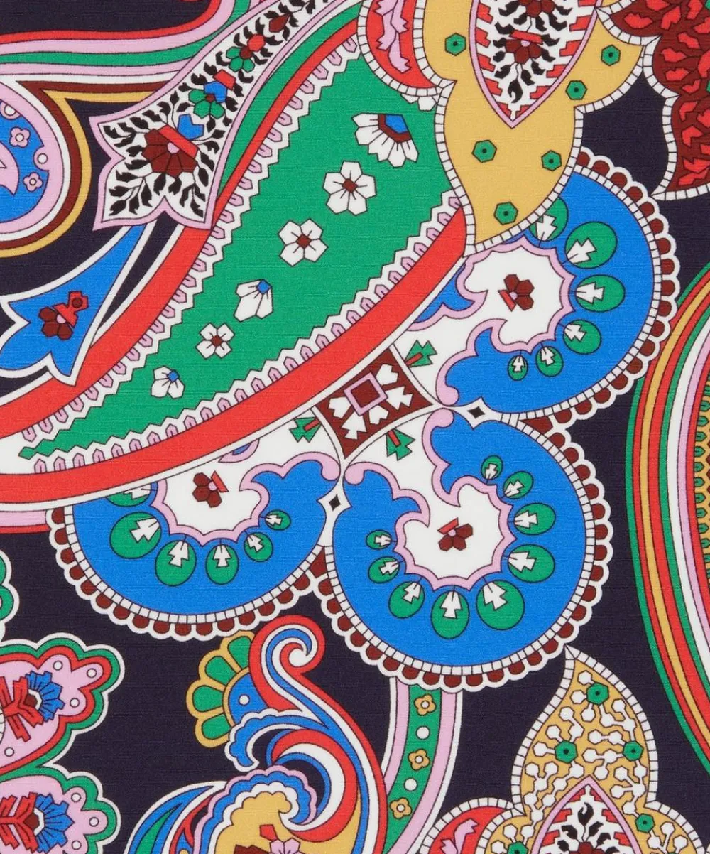 Liberty Fabrics Crepe De Chine^Paisley Fanfare Crepe de Chine