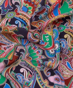 Liberty Fabrics Crepe De Chine^Paisley Fanfare Crepe de Chine