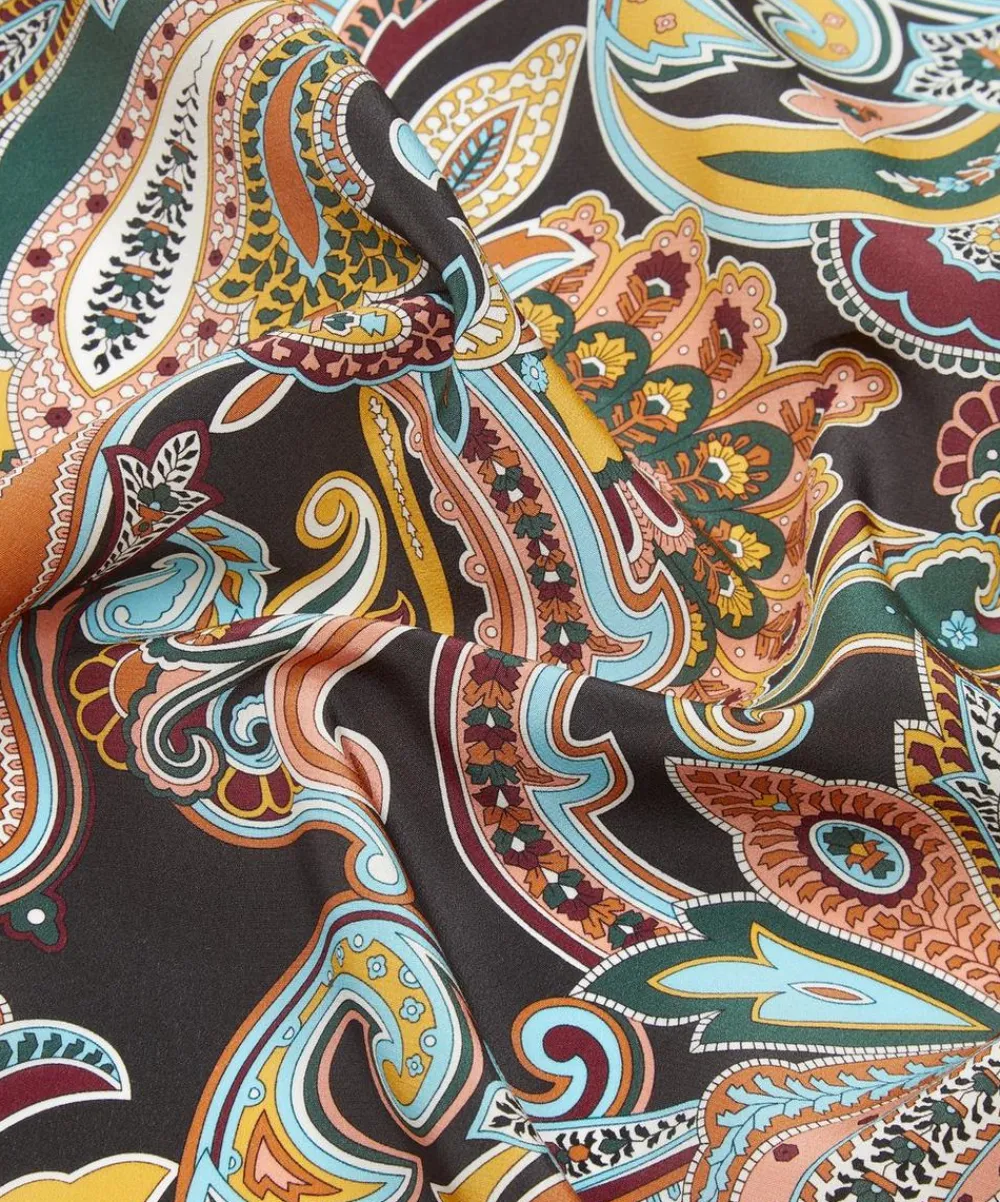 Liberty Fabrics Crepe De Chine^Paisley Fanfare Crepe de Chine