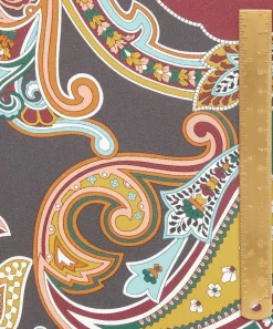 Liberty Fabrics Monument Twill^Paisley Fanfare Silk Twill