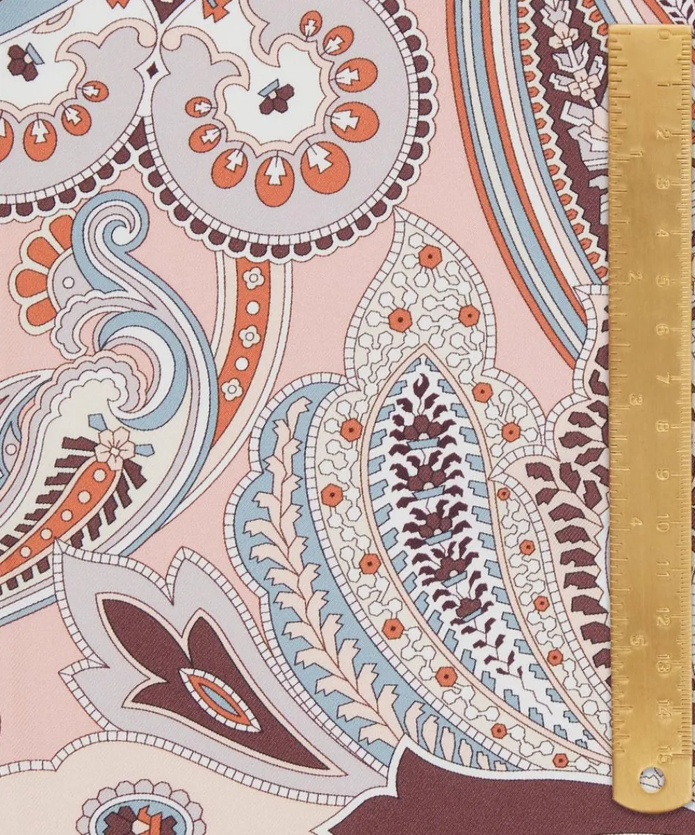 Liberty Fabrics Monument Twill^Paisley Fanfare Silk Twill