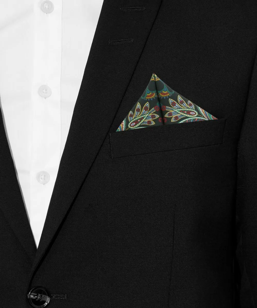 Liberty Pocket Squares^Paisley Silk Pocket Square