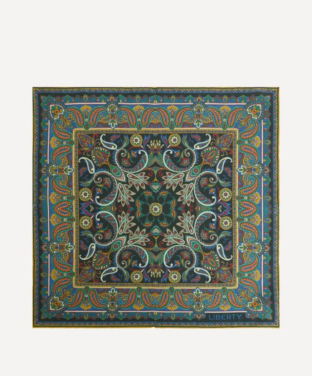 Liberty Pocket Squares^Paisley Silk Pocket Square