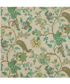 Liberty Interiors Furnishing Fabrics^Palampore Embroidery in Jade