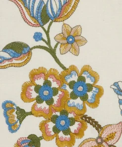 Liberty Interiors Furnishing Fabrics^Palampore Embroidery in Lapis
