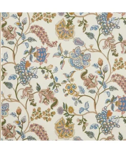 Liberty Interiors Furnishing Fabrics^Palampore Embroidery in Lapis
