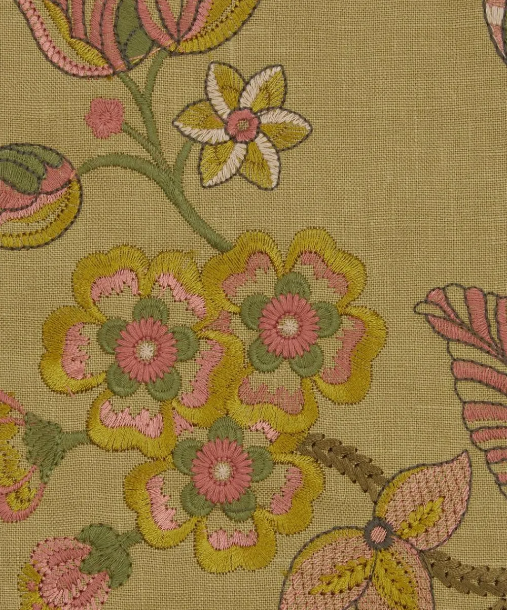 Liberty Interiors Furnishing Fabrics^Palampore Embroidery in Lacquer