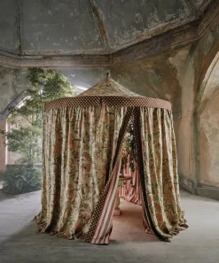 Liberty Interiors Furnishing Fabrics^Palampore Embroidery in Lacquer