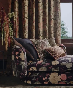 Liberty Interiors Furnishing Fabrics^Palampore Embroidery in Lacquer