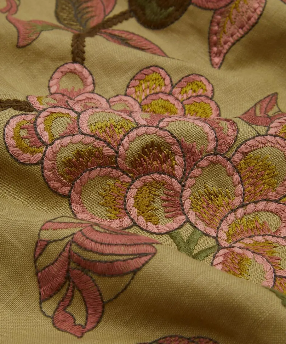 Liberty Interiors Furnishing Fabrics^Palampore Embroidery in Lacquer