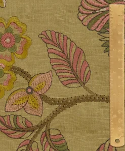 Liberty Interiors Furnishing Fabrics^Palampore Embroidery in Lacquer
