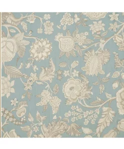 Liberty Interiors Furnishing Fabrics^Palampore Trail Landsdowne Linen in Lichen