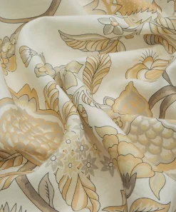 Liberty Interiors Furnishing Fabrics^Palampore Trail Landsdowne Linen in Pewter