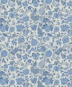 Liberty Interiors Wallpaper^Palampore Trail Wallpaper in Lapis