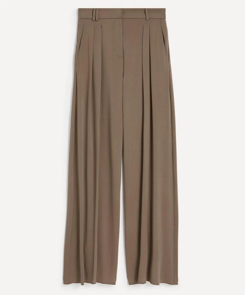 S Max Mara Trousers & Shorts^Palanca Flowing Wide-Leg Trousers