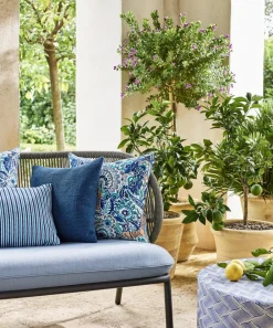 Liberty Interiors Furnishing Fabrics^Palazzo Westbrook in Lapis – Outdoor