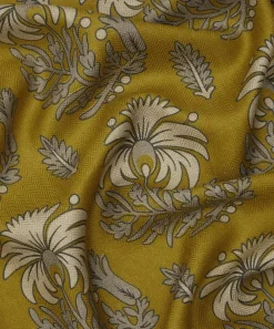 Liberty Interiors Furnishing Fabrics^Palm Parade Linen in Fennel
