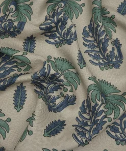 Liberty Interiors Furnishing Fabrics|Furnishing Fabrics^Palm Parade Linen in Jade