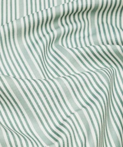 Liberty Interiors Furnishing Fabrics^Park Stripe Cotton in Salvia