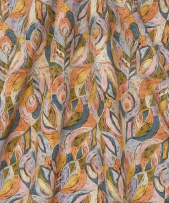 Liberty Fabrics Crepe De Chine^Pastel Peacock Crepe de Chine