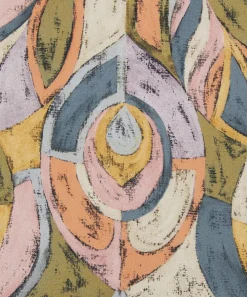 Liberty Fabrics Monument Twill^Pastel Peacock Silk Twill