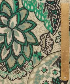 Liberty Interiors Furnishing Fabrics^Patricia Cotton Velvet in Jade