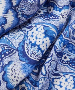 Liberty Interiors Furnishing Fabrics^Patricia Ladbroke Linen in Lapis
