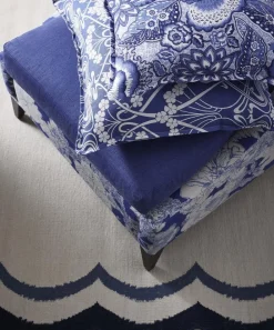 Liberty Interiors Furnishing Fabrics^Patricia Ladbroke Linen in Lapis