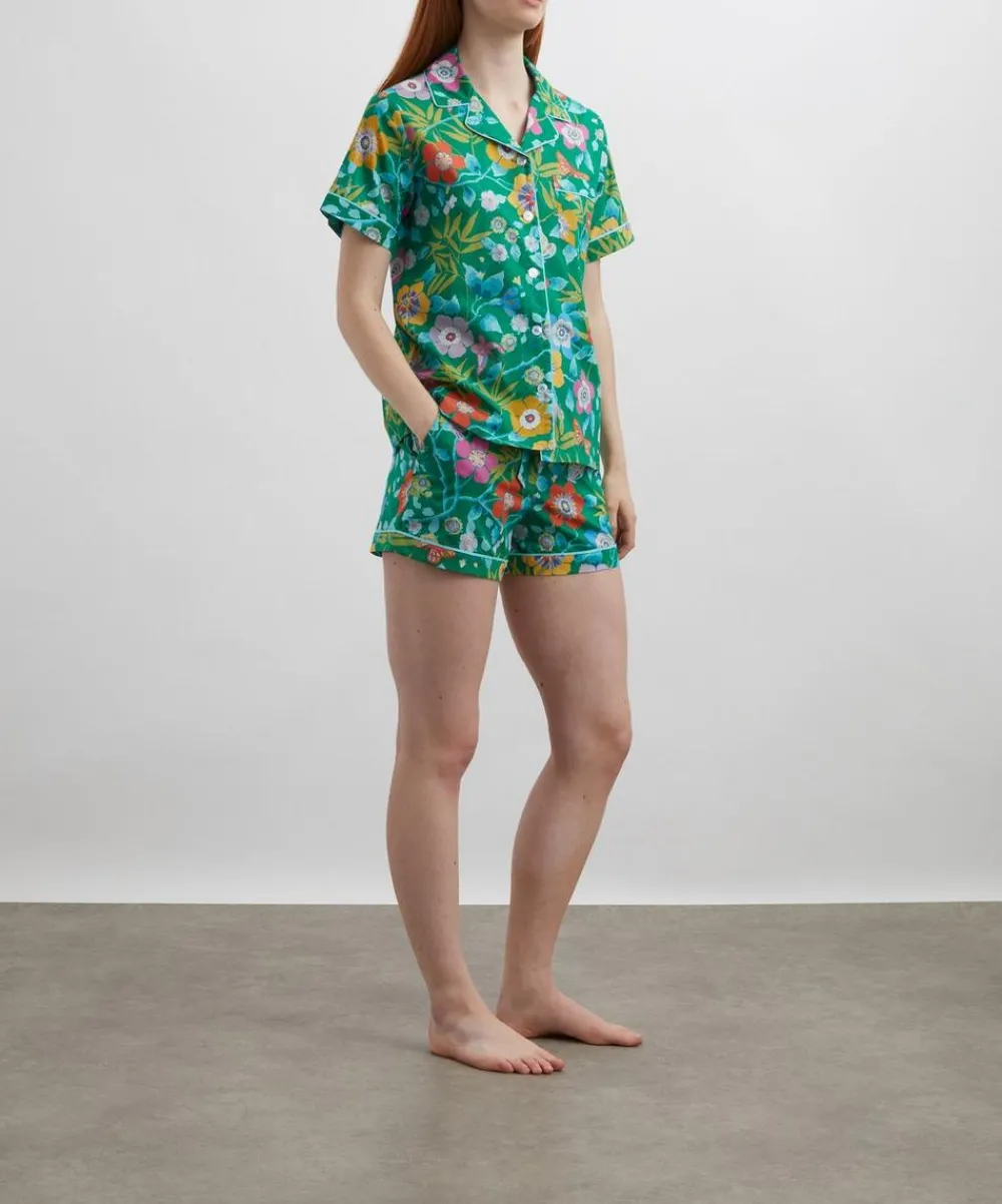 Liberty Sleepwear^Pavilion Tana Lawn™ Cotton Short Pyjama Set