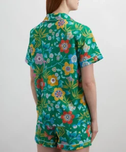 Liberty Sleepwear^Pavilion Tana Lawn™ Cotton Short Pyjama Set