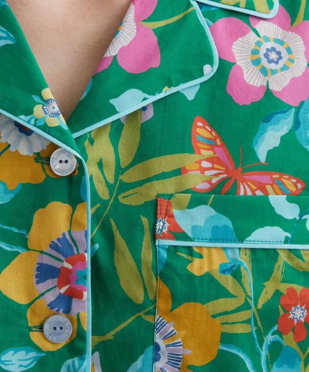 Liberty Sleepwear^Pavilion Tana Lawn™ Cotton Short Pyjama Set