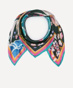 Liberty Scarves^Peace Love And 70x70 Silk Scarf