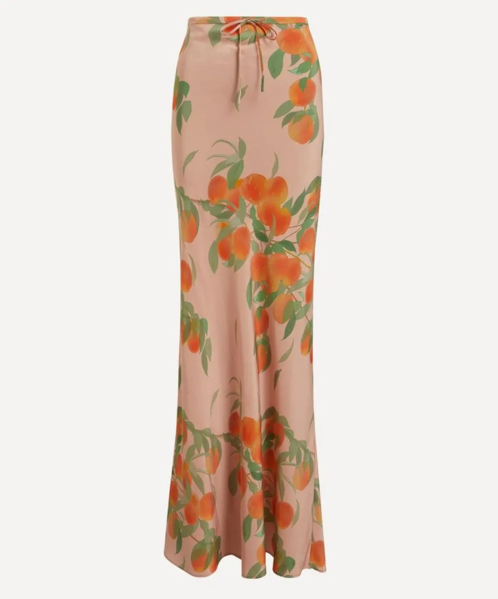 Bernadette Skirts^Peachtree Emily Silk Maxi Skirt