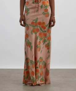 Bernadette Skirts^Peachtree Emily Silk Maxi Skirt