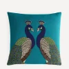 Jonathan Adler Cushions^Peacock Beaded Cushion